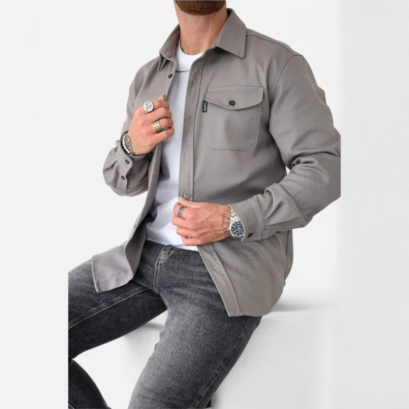 Québec Élégance Men Shirt Kohli - Chemise confort suprême en design moderne et polyvalent