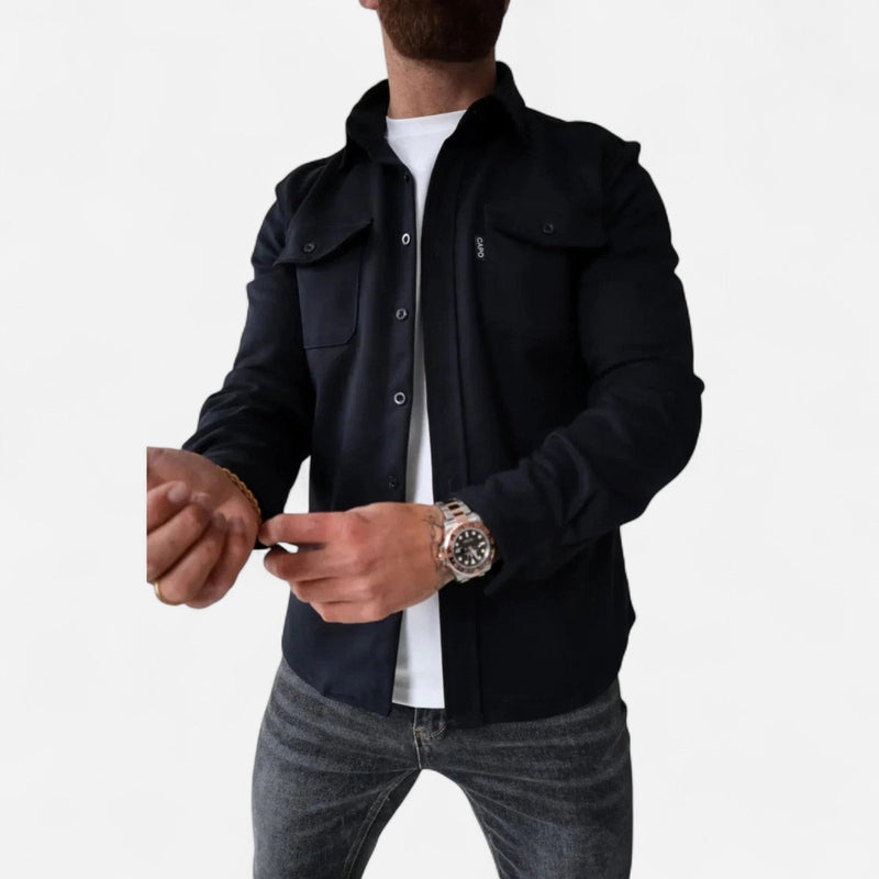Québec Élégance Men Shirt Kohli - Chemise confort suprême en design moderne et polyvalent