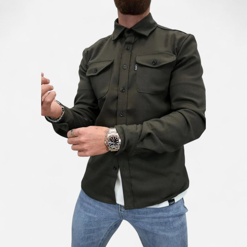 Québec Élégance Men Shirt Kohli - Chemise confort suprême en design moderne et polyvalent