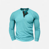 Québec Élégance Men Shirt Mason - Chemise décontractée à manches longues côtelées