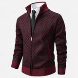 Québec Élégance Mens Sweater Ortans - Veste d'extérieur chic pour hommes avec style moderne