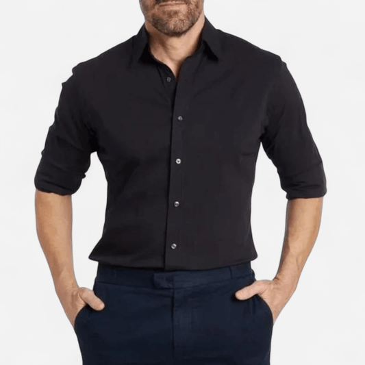Québec Élégance Milan - Chemise à fermeture éclair élégante et ajustée