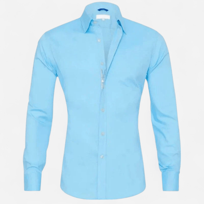 Québec Élégance Milan - Chemise à fermeture éclair élégante et ajustée