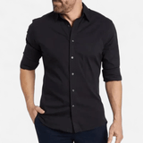Québec Élégance Milan - Chemise à fermeture éclair élégante et ajustée