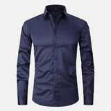 Niels - Chemise anti-froissage à haute élasticité et confort