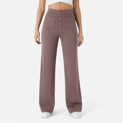 Québec Élégance Pants Jade - Pantalons Élastiques Confortables pour un Confort Optimal