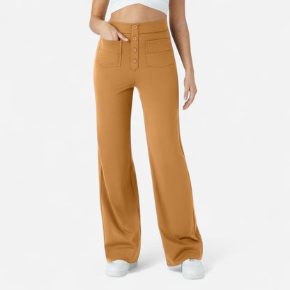 Québec Élégance Pants Jade - Pantalons Élastiques Confortables pour un Confort Optimal