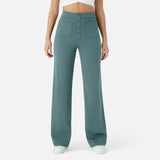 Québec Élégance Pants Jade - Pantalons Élastiques Confortables pour un Confort Optimal