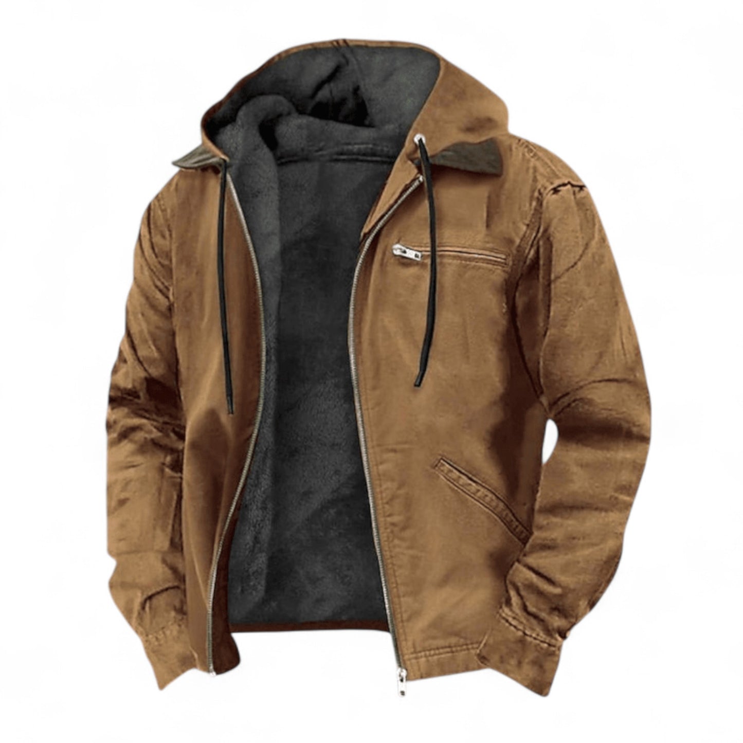 Ricardo - Veste élégante pour l'automne avec capuche