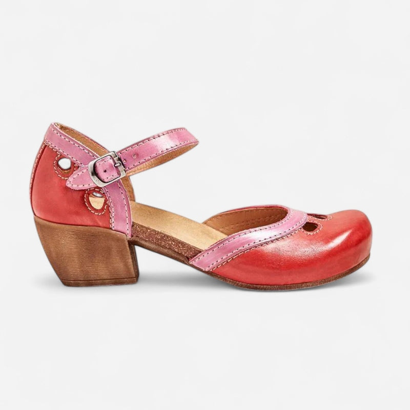 Québec Élégance Sandals Celda - Sandales à Talons Bas Confortables et Ergonomiques