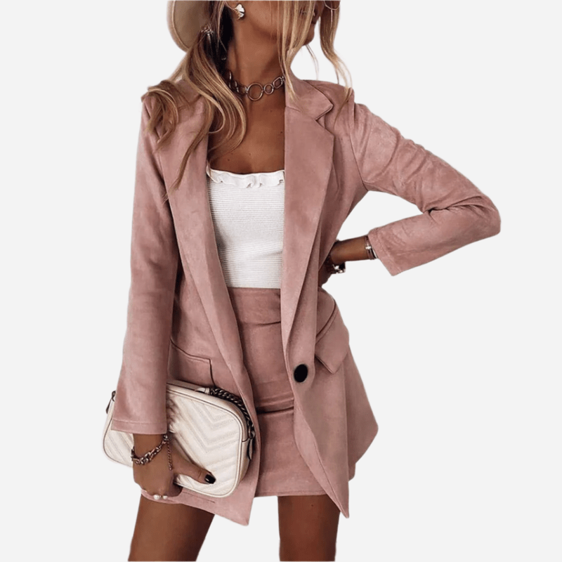 Québec Élégance Sets Blazer et jupe pour femmes