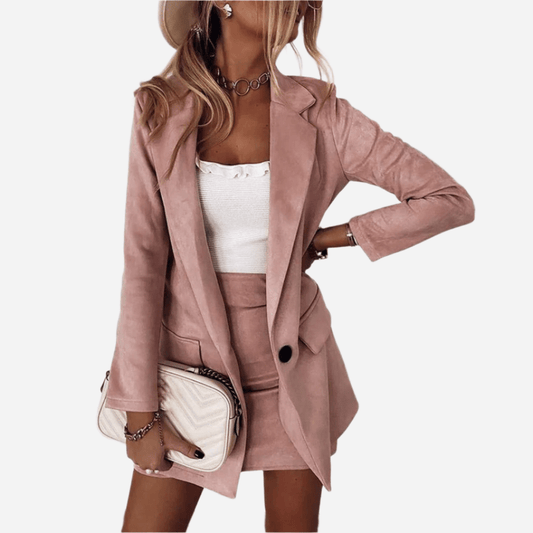 Québec Élégance Sets Blazer et jupe pour femmes