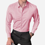 Québec Élégance Shirt Hugo - Chemise classique à manches longues en coton élégant
