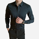 Québec Élégance Shirt Hugo - Chemise classique à manches longues en coton élégant