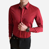 Québec Élégance Shirt Hugo - Chemise classique à manches longues en coton élégant