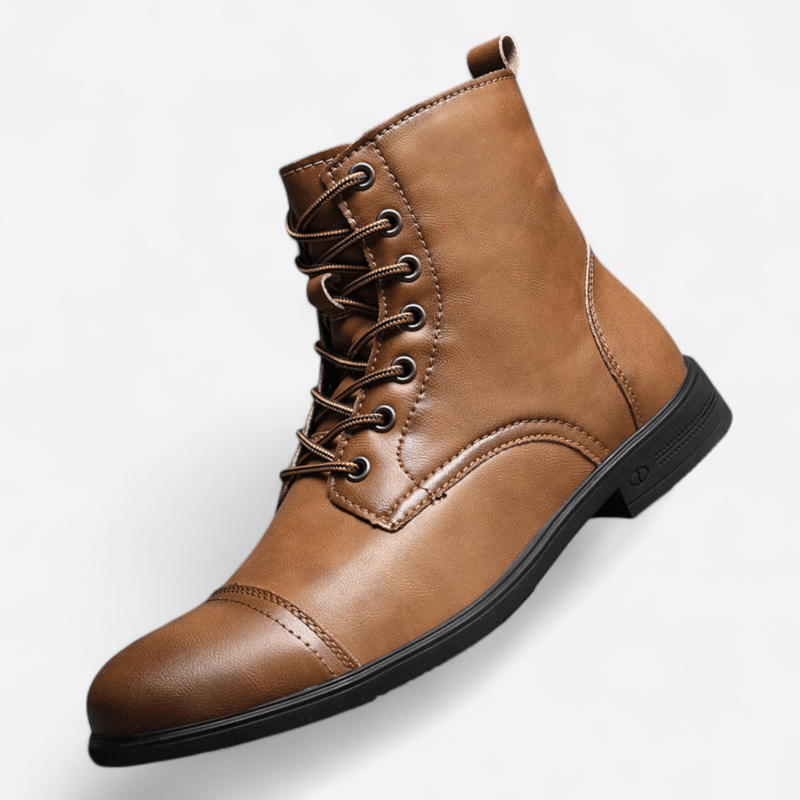 Québec Élégance Shoes Claude - Bottines en cuir véritable élégantes et durables