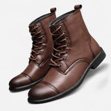 Québec Élégance Shoes Claude - Bottines en cuir véritable élégantes et durables