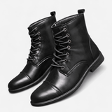 Québec Élégance Shoes Claude - Bottines en cuir véritable élégantes et durables