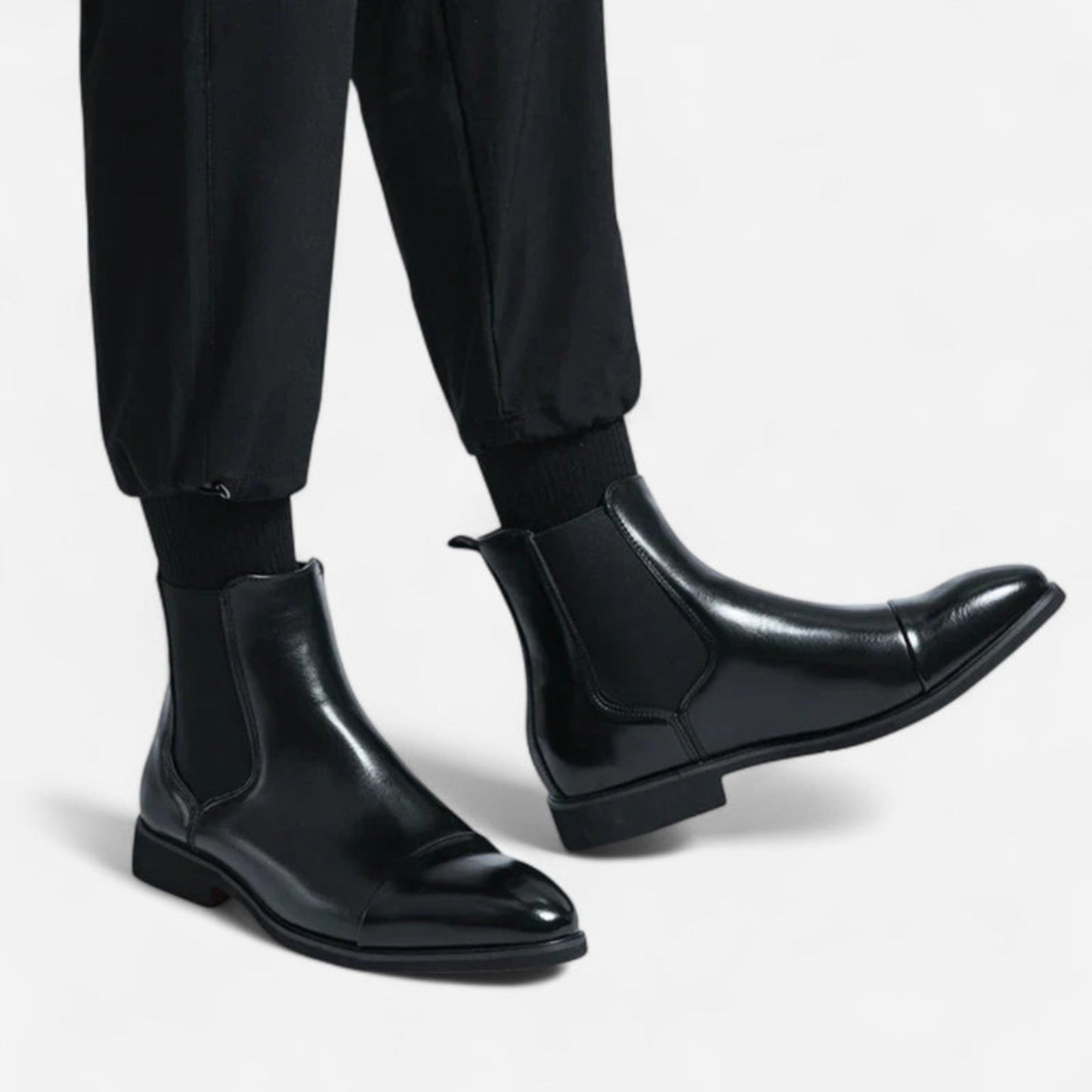 Québec Élégance Shoes Damien - Bottines Chelsea Élégantes et Intemporelles pour Tous les Jours