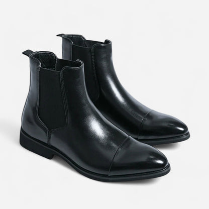 Québec Élégance Shoes Damien - Bottines Chelsea Élégantes et Intemporelles pour Tous les Jours