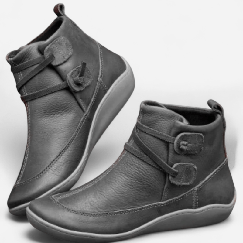 Québec Élégance Shoes Maxime - Bottes de cheville vintage en cuir élégant