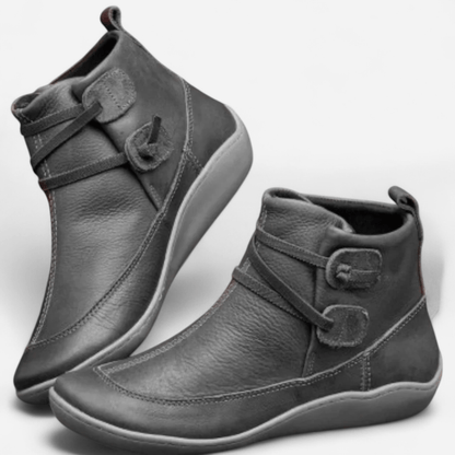 Québec Élégance Shoes Maxime - Bottes de cheville vintage en cuir élégant