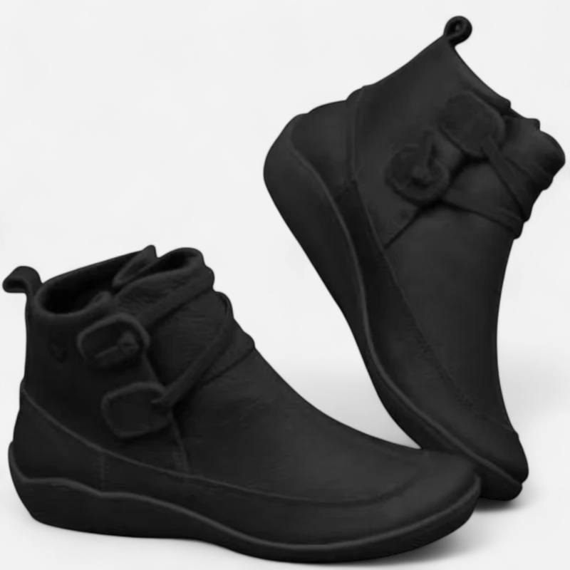 Québec Élégance Shoes Maxime - Bottes de cheville vintage en cuir élégant
