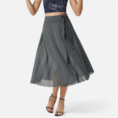 Québec Élégance Skirts Emma - Jupe midi taille haute flatteuse pour femme, élégante et confortable