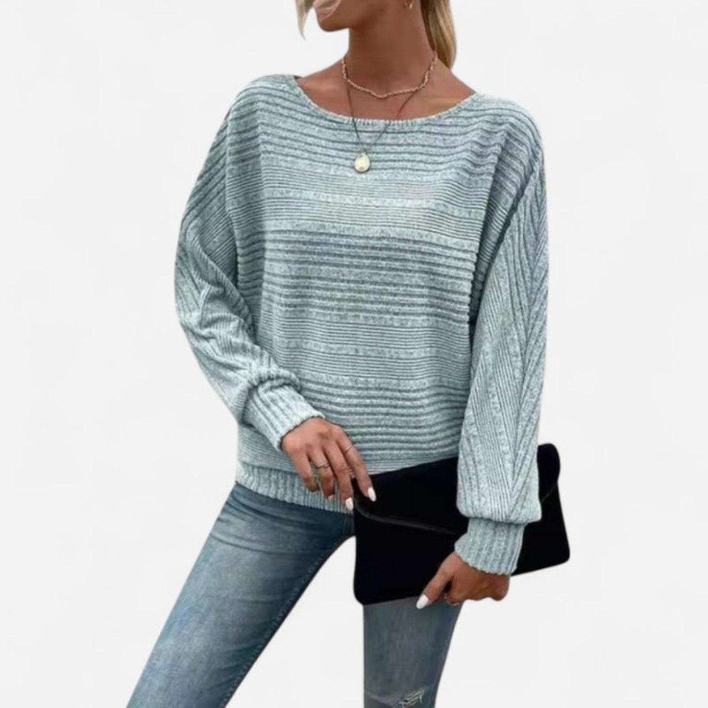Québec Élégance Sweater Abigail - Pull texturé doux et chaud pour un style élégant