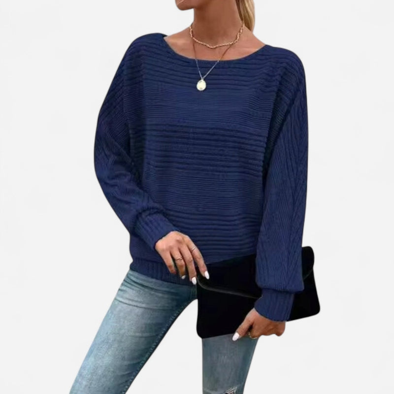 Québec Élégance Sweater Abigail - Pull texturé doux et chaud pour un style élégant