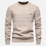 Québec Élégance Sweater Celie - Pull en coton bio avec texture point de riz