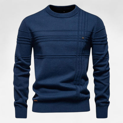 Québec Élégance Sweater Celie - Pull en coton bio avec texture point de riz