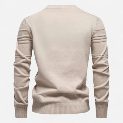 Québec Élégance Sweater Celie - Pull en coton bio avec texture point de riz