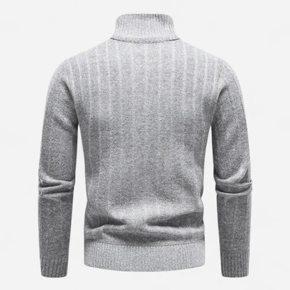 Québec Élégance Sweater Freddie - Quart de pull-over zippé élégant et confortable