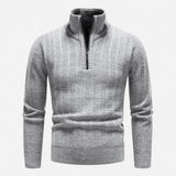 Québec Élégance Sweater Freddie - Quart de pull-over zippé élégant et confortable