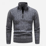 Québec Élégance Sweater Freddie - Quart de pull-over zippé élégant et confortable