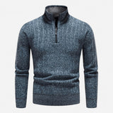 Québec Élégance Sweater Freddie - Quart de pull-over zippé élégant et confortable