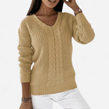 Québec Élégance Sweater Lydia - Pull scandinave tricoté doux et élégant pour toutes occasions
