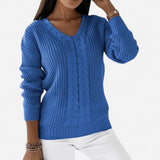 Québec Élégance Sweater Lydia - Pull scandinave tricoté doux et élégant pour toutes occasions