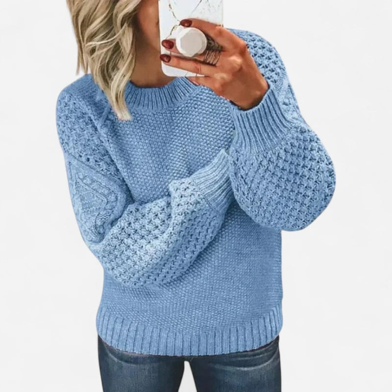 Québec Élégance Sweater Naomi - Pull en maille en cachemire doux et élégant