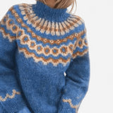 Québec Élégance Sweater Olivia - Col roulé épais et douillet pour un confort luxueux