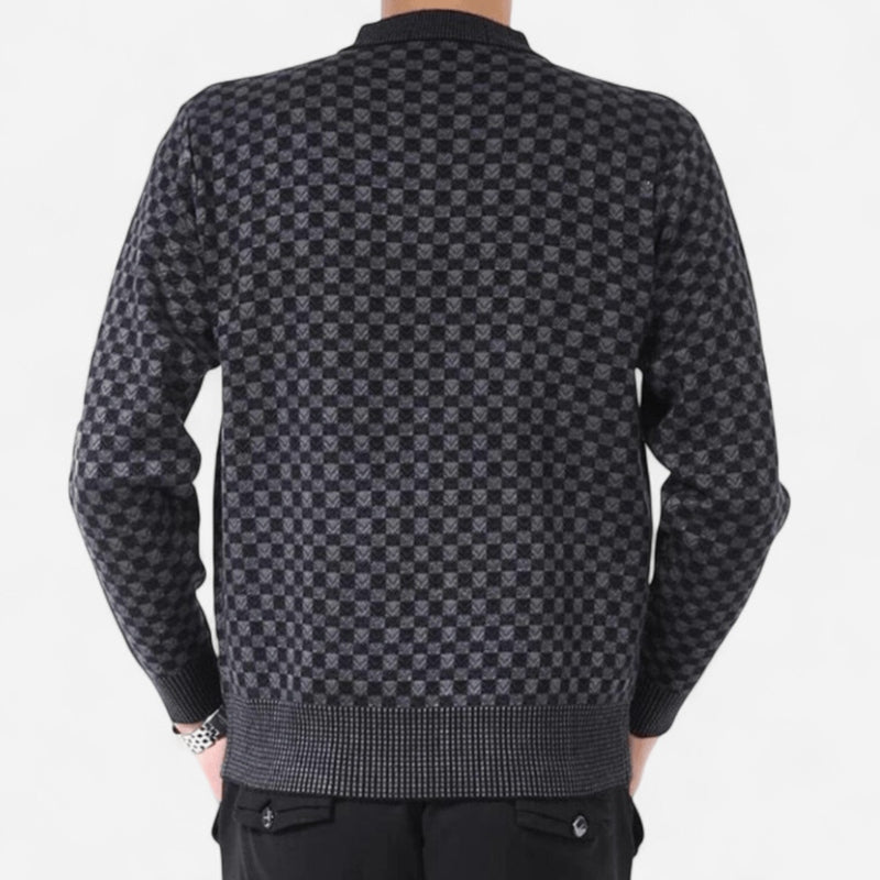Québec Élégance Sweater Raiden - Pull à motifs pour un style intemporel