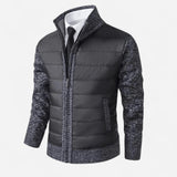 Québec Élégance Sweater Ronan - Pull confort zippé en polyester doux et polyvalent