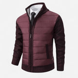 Québec Élégance Sweater Ronan - Pull confort zippé en polyester doux et polyvalent