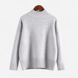 Québec Élégance Sweater Scarlet - Pull tricoté décontracté en cachemire chic