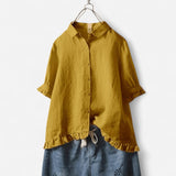 Québec Élégance Tops & Blouses Camillia - Blouse Élégante et Légère pour Femme, Confort et Style