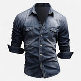 Québec Élégance Tops & Blouses Draven - Chemise en jean rétro au style intemporel