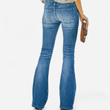 Québec Élégance Women Pants & Shorts Elvira - Jean Évasé Élégant pour un Style Sophistiqué et Confortable