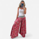Québec Élégance Women Pants & Shorts Reagan - Pantalons Boho Chic Légers pour un Style Élégant et Confortable