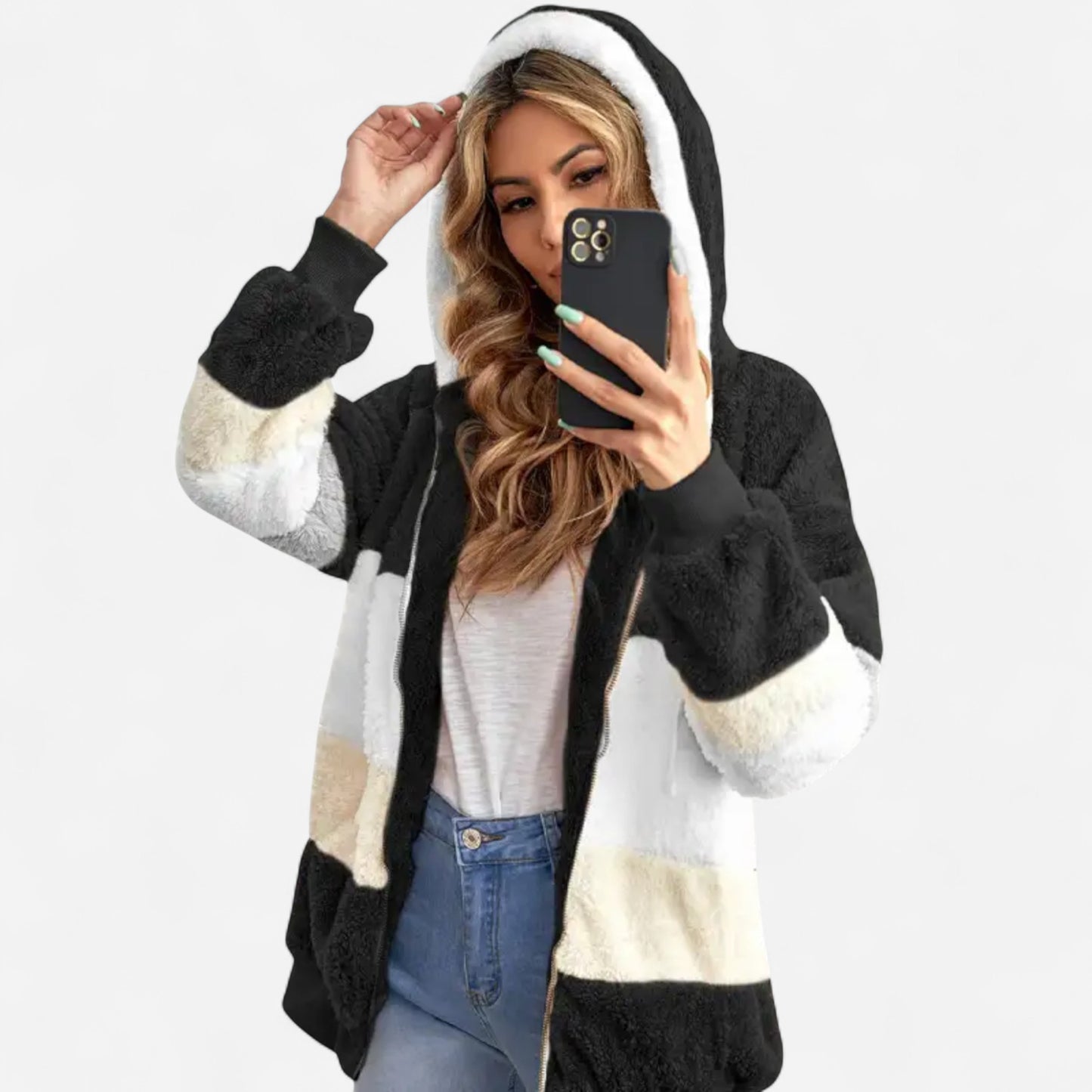 Sophie - Cardigan d'automne élégant en polaire douce